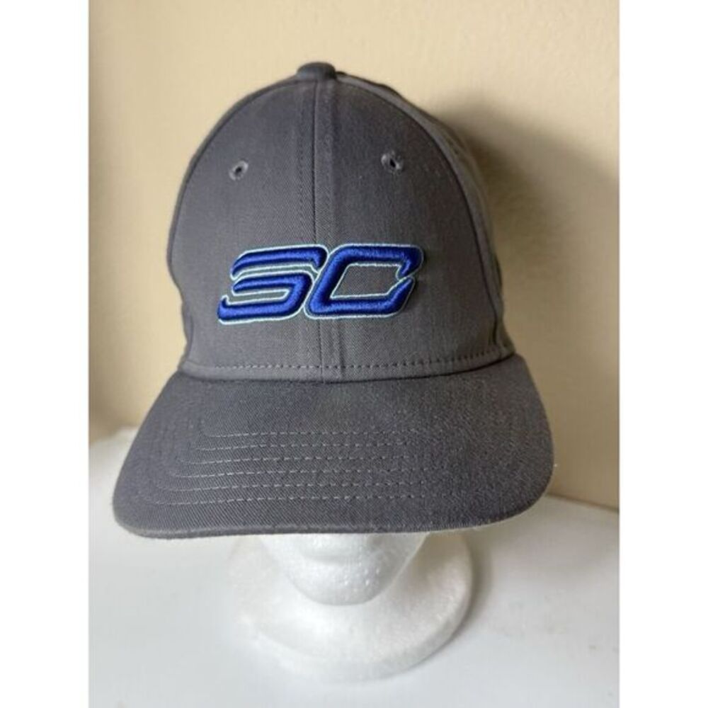 Youth Under Armour Baseball Cap Gray Adjustable Sports Hat Athletic